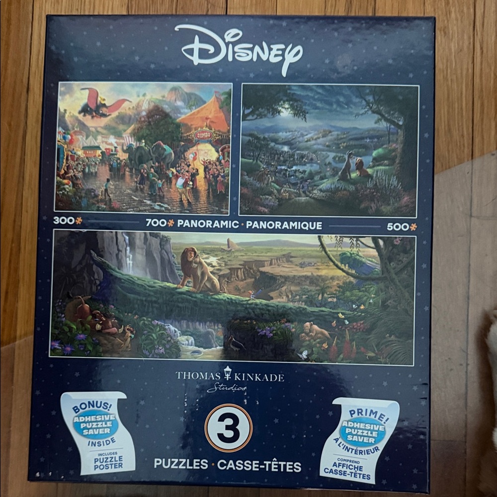 Disney Thomas Kinkade Multi-Scene Puzzle Collection